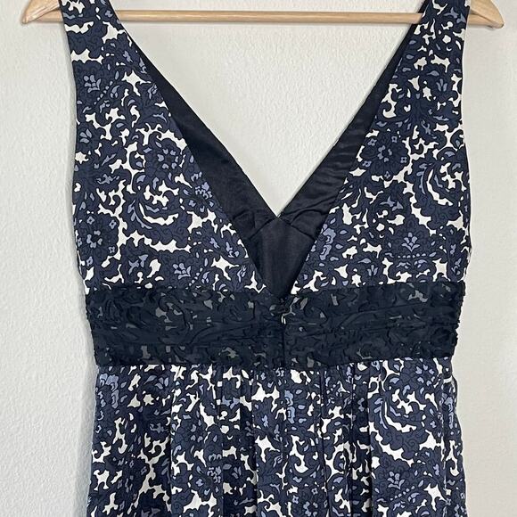 MILLY  OF NEW YORK  SILK  LACE FLORAL PRINT COCKTAIL  DRESS‎ SIZE S - Picture 4 of 7